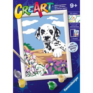 CREART SERIE E CLASSIC - DALMATA CON FIORI