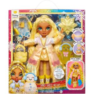 RAINBOW HIGH WINTER WONDERLAND DOLL- BAMBOLA SUNNY (GIALLO)