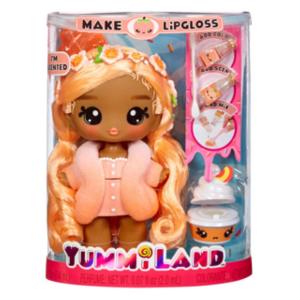 YUMMILAND BAMBOLA GRANDE + LIPGLOSS PET- PIPER PEACH