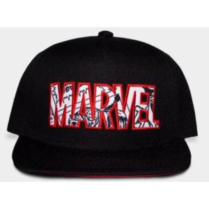 CAPPELLO MARVEL LOGO ROSSO E NERO