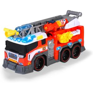 CAMION POMPIERI 38 CM CON LUCI E SUONI E FUNZIONE SPRUZZA ACQUA