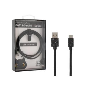 CAVO USB - USB-C BLACK CAT GATTO NERO