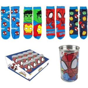 SET 4 PEZZI CALZINI SPIDEY MISURA 27/30