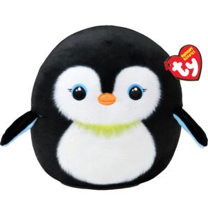 SQUISH-A-BOOS CUSCINO 22CM PINGUINO NEVE