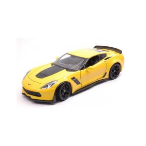 AUTO CHEVROLET CORVETTE Z06 GIALLA RADIOCOMANDATA IN SCALA 1:24