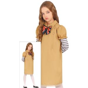 COSTUME BAMBOLA KILLER BAMBINA TAGLIA 5-6 ANNI MEGAN PSYCHO