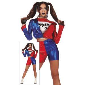 COSTUME HARLEY QUINN ADULTA TAGLIA 44-46 (XL)