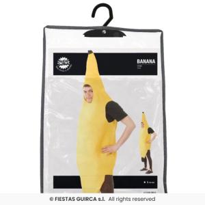 COSTUME BANANA ADULTO TAGLIA L