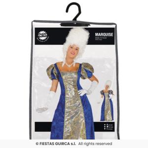 COSTUME MARCHESA CONTESSA BLU ADULTA TAGLIA 36-38 (S)