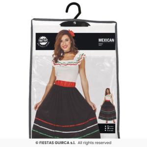 COSTUME MESSICANA ADULTA TAGLIA 42-44