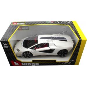 AUTO LAMBORGHINI COUNTACH BIANCA L8I 800-4 IN SCALA 1:24