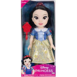 DISNEY PRINCESS - BAMBOLA GRANDE 35 CM BIANCANEVE TODDLER CON PETTINE ROSSO