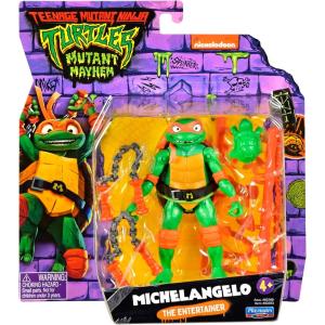 TARTARUGHE NINJA PERSONAGGIO MICHELANGELO 12 CM CON ACCESSORI