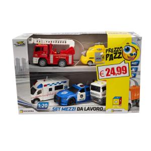 PREZZO PAZZO - FAST WHEELS SET 5 MEZZI DA LAVORO