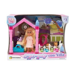 PRINCY BELLA - MINI DOLL 1 BAMBOLINA CON VILLA