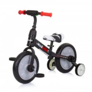 BICI BICICLETTA CON ROTELLE MAX BIKE GRIGIO