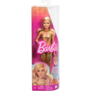 BARBIE® DOLL CAPELLI BIONDI CON VESTITO DORATO 222