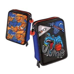 ASTUCCIO TRIPLO 3 ZIP GOPOP SLAM DUNK