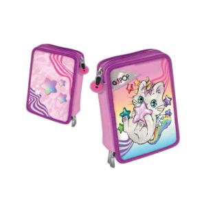 ASTUCCIO TRIPLO 3 ZIP GOPOP MEOWCORN