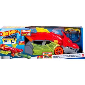 HOT WHEELS CAMION DRAGON CON LANCIATORE