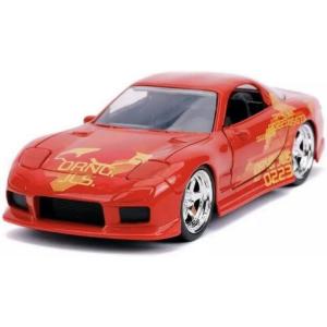 FAST & FURIOUS AUTO 1:32 MAZDA RX7 ARANCIONE