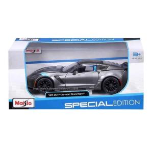 AUTO 2017 CORVETTE GRAND SPORT SPECIAL EDITION GRIGIO IN SCALA 1:24