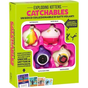 EXPLODING KITTENS CATCHABLES 4 PACK