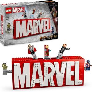 LEGO SUPER HEROES MARVEL LOGO E MINIFIGURE MARVEL