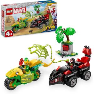 LEGO SPIDEY INSEGUIMENTO SUI DINO-VEICOLI DI SPIN ED ELECTRO