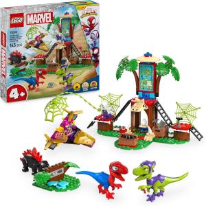 LEGO SPIDEY BATTAGLIA CON IL RAPTOR AL QUARTIER GENERALE SULL’ALBERO DI SPIDER-MAN E GOBBY