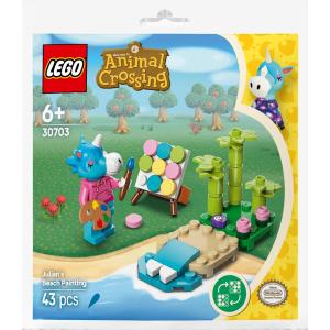 LEGO MINI ANIMAL CROSSING GIULIANO DIPINGE SULLA SPIAGGIA