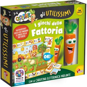 CAROTINA  PENNA PARLANTE GLI UTILISSIMI I GIOCHI DELLA FATTORIA