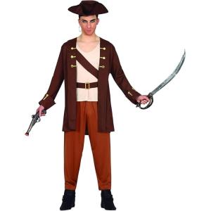 COSTUME CAPITANO PIRATA JACK RAGAZZO TAGLIA 14-16 ANNI