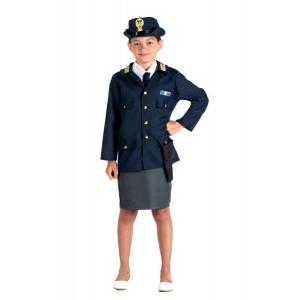 COSTUME BAMBINA POLIZIOTTA TAGLIA 5-7 ANNI