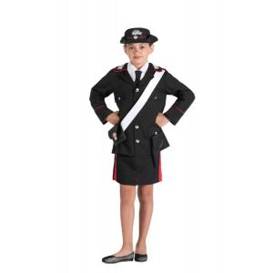 COSTUME BAMBINA CARABINIERA TAGLIA 8-10 ANNI