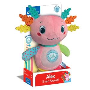 PELUCHE ALEX, IL MIO AXOLOTL ROSA