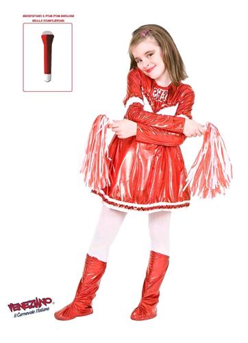 Costume ragazza pompon bambina USA