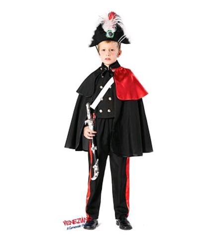 COSTUME CARNEVALE VENEZIANO BIMBO CARABINIERE - Tutto per i