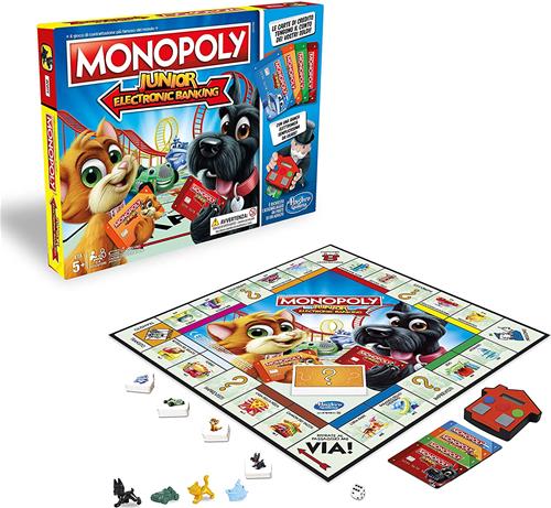 Prodotto: E1842 - MONOPOLY JUNIOR ELECTRONIC BANKING - HASBRO