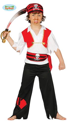 COSTUME PIRATA BAMBINO TAGLIA 10-12 ANNI