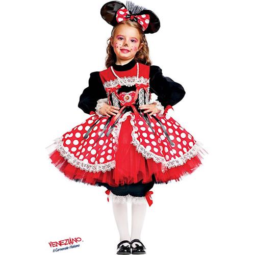 Prodotto: VEN-50558.6A - COSTUME TOPINA PRESTIGE MINNIE TOPOLINA MIS 6 ANNI  - VENEZIANO