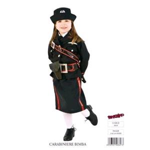 COSTUME CARABINIERA BIMBA MIS. 6 ANNI