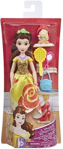 DISNEY PRINCESS BELLE FASHION DOLL CON ACCESSORI (_ - _ - E3153)