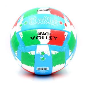 PALLONE BEACH VOLLEY ITALIA IN CUOIO SINTETICO - 3 COLORI ASS.