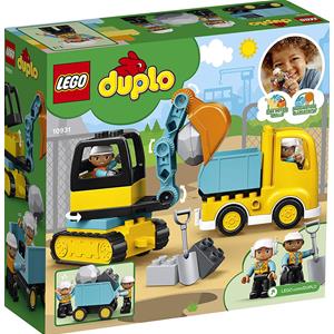 LEGO DUPLO TOWN - CAMION E SCAVATRICE CINGOLATA