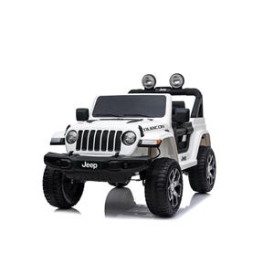 AUTO ELETTRICA JEEP WRANGLER RUBICON 12V 2 POSTI BIANCA MP3