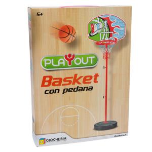 PLAY OUT - CANESTRO CON PEDANA BASKET