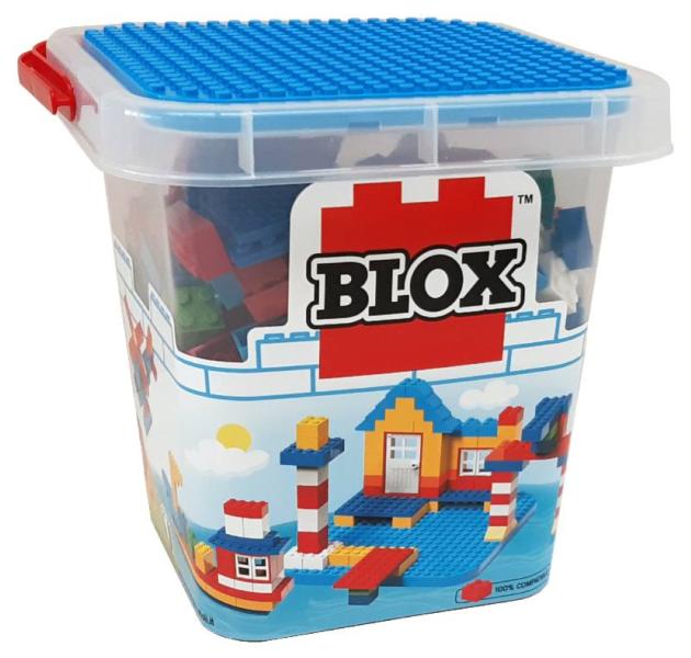 Blox Set Costruzioni Secchio con 250 Mattoncini Colorati