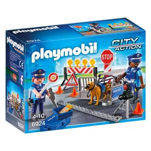 PLAYMOBIL CITY ACTION POSTO DI BLOCCO DELLA POLIZIA