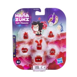 HANAZUKI BLISTER 5 TESORI E 1 MINI HEMKA ROSSO